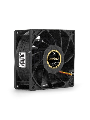 Вентилятор для корпуса ExeGate EX09238B3P-24 черный, 92 мм, 5000 об/мин, 56.3 дБ, 3 pin