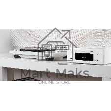 Проигрыватель винила Denon DP-400F, частично автоматический, белый