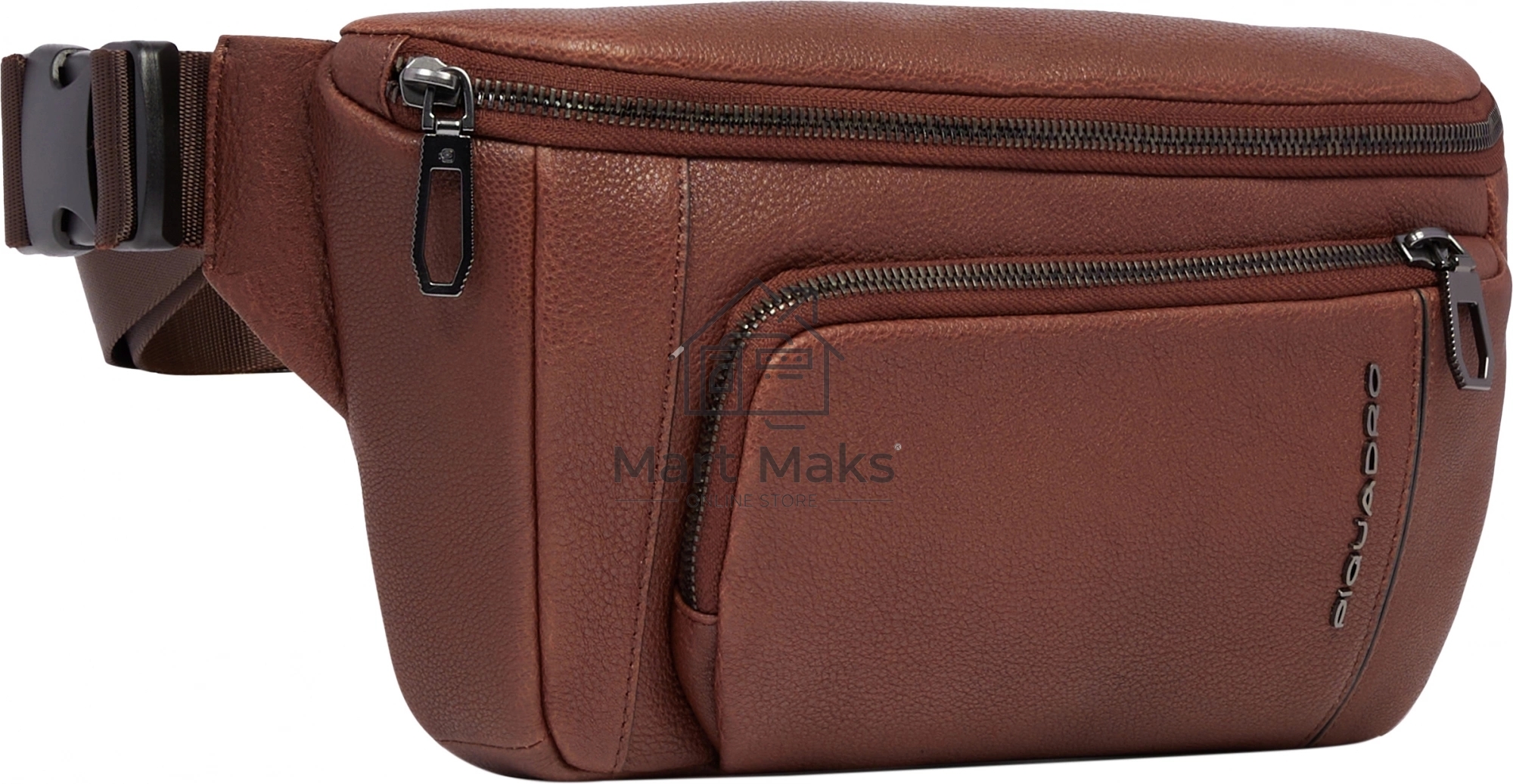 Сумка на пояс мужская Piquadro CRONUS CA2174S134/M коричневый натур.кожа