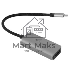 Адаптер Satechi Type-C to HDMI 4K 60HZ. Поддержка 4K/60Hz. Материал корпуса алюминий. Цвет серебряный.