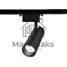 Трековый однофазный светодиодный светильник Ambrella light GL5860 BK черный LED 30W 4200K 24°