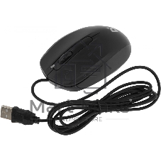 Мышь проводная Defender Alpha MB-507 черный, 1000 dpi, USB, кнопки - 3