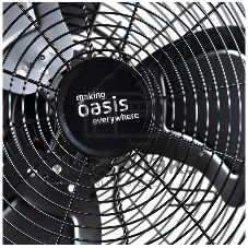 Вентилятор OASIS VN-110B чёрный, напольный, 110 Вт, 3 скорости, 53 см