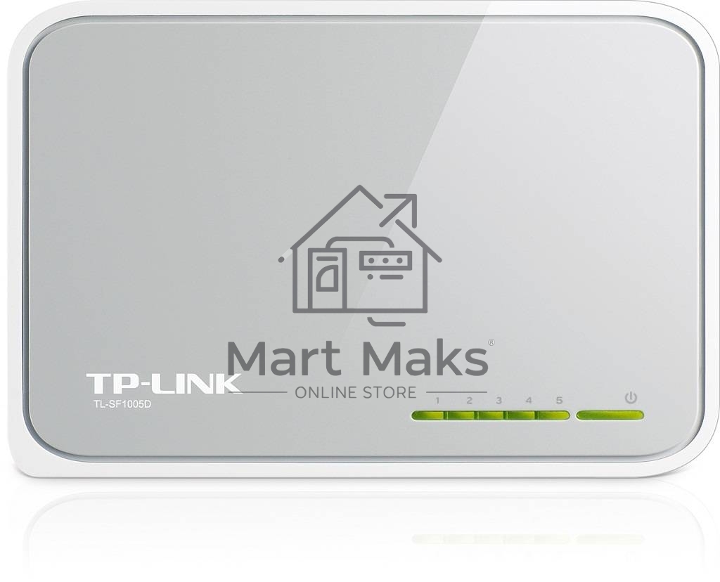 Коммутатор TP-Link SOHO TL-SF1005D Коммутатор 5-port 10/100M mini Desktop Switch, 5 10/100M RJ45 ports, Plastic case