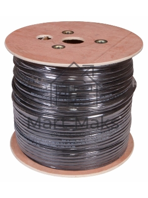Кабель витая пара Rexant UTP 4PR 24AWG, CAT5e наружный (OUTDOOR) + ТРОС*1 (бухта 305 м)