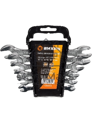 Набор рожковых ключей 6 шт. 6 - 17 73/6/5/3 ВИХРЬ