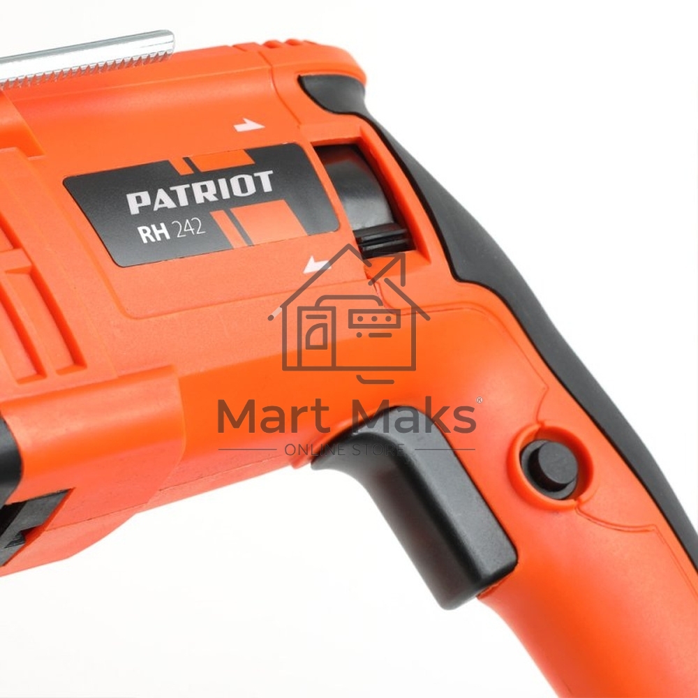 Перфоратор PATRIOT THE ONE RH 242, SDS+, 1.9Дж, 720Вт, 0-2000об/мин, 0-6300уд/мин