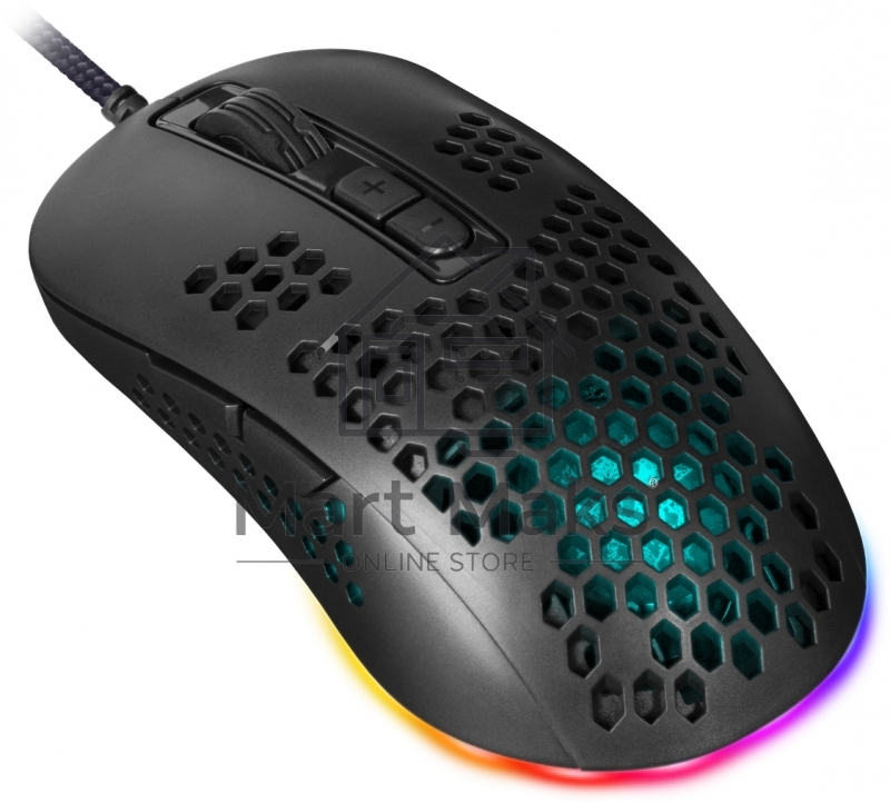 Мышь проводная Defender Shepard GM-620L черный, 12800 dpi, USB, кнопки - 7