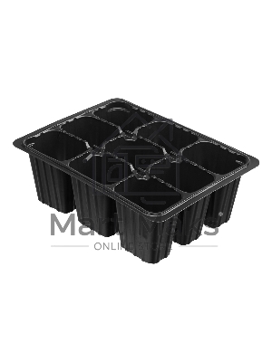 Кассета для рассады, 180х135х60 мм, 9 ячеек, полистирол, 5 шт. Россия