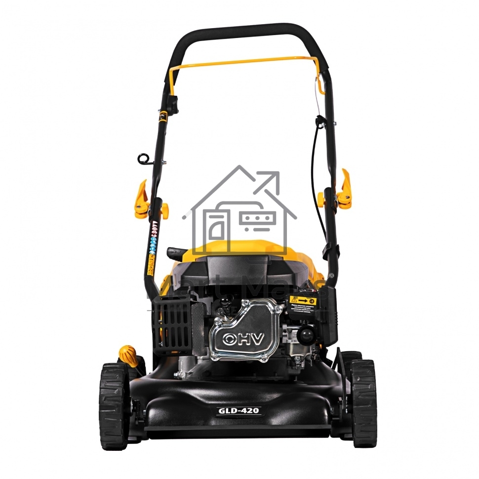 Газонокосилка бензиновая Denzel GLD-420, 146 см3,шир 42 см,40 л 58805