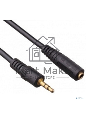 Удлинитель звуковой Exegate (3.5мм Jack M - 3.5мм Jack F) 3.0м позолоченные разъемы