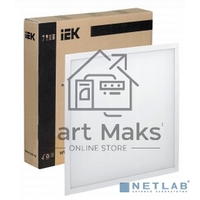 Светильник светодиодный ДВО Iek LDVO3-6571-45-4000-K01 6571-O 45Вт 4000К 595х595х20 опал аналог люм.свет. 4х18 накладных или в потолок Армстронг
