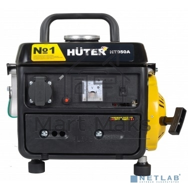 Электрогенератор бензиновый инверторный Huter HT950A, 0.95 кВт, 63 дБ, 16.8 кг