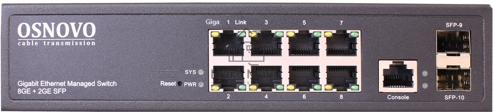 Коммутатор Osnovo SW-70802/L2 управляемый