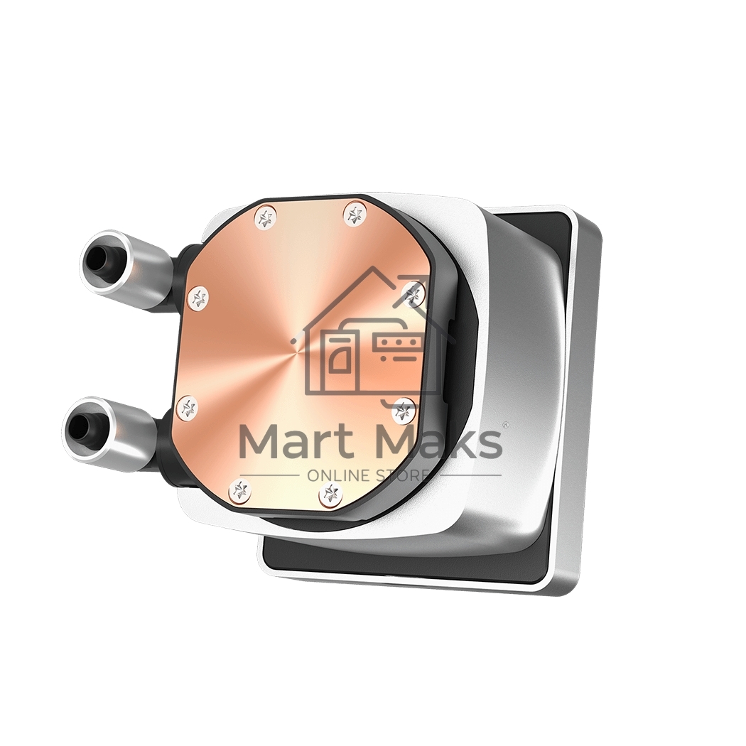 Система охлаждения PCCooler DT360 ARGb Display WH (300W, 360мм, LED temp., белый, ARGb/Fans: 3x120мм, 83.83CFM, 3000RPM/Pump height 62мм, 15dBA, 2600RPM, Rad thickness 27мм/S: 1851, 1700, 1200, 115X, AM5, AM4)