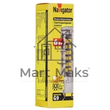 Лампа светодиодная Navigator NLL-P-G9-5-230-3K 5 Вт капсульная 3000К теплый белый G9 400лм 230В