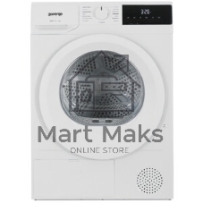 Сушильная машина Gorenje DHNE82/C белый, 8 кг, сушка - тепловой насос, программ - 15, 59.5 x 84.5 x 58 см
