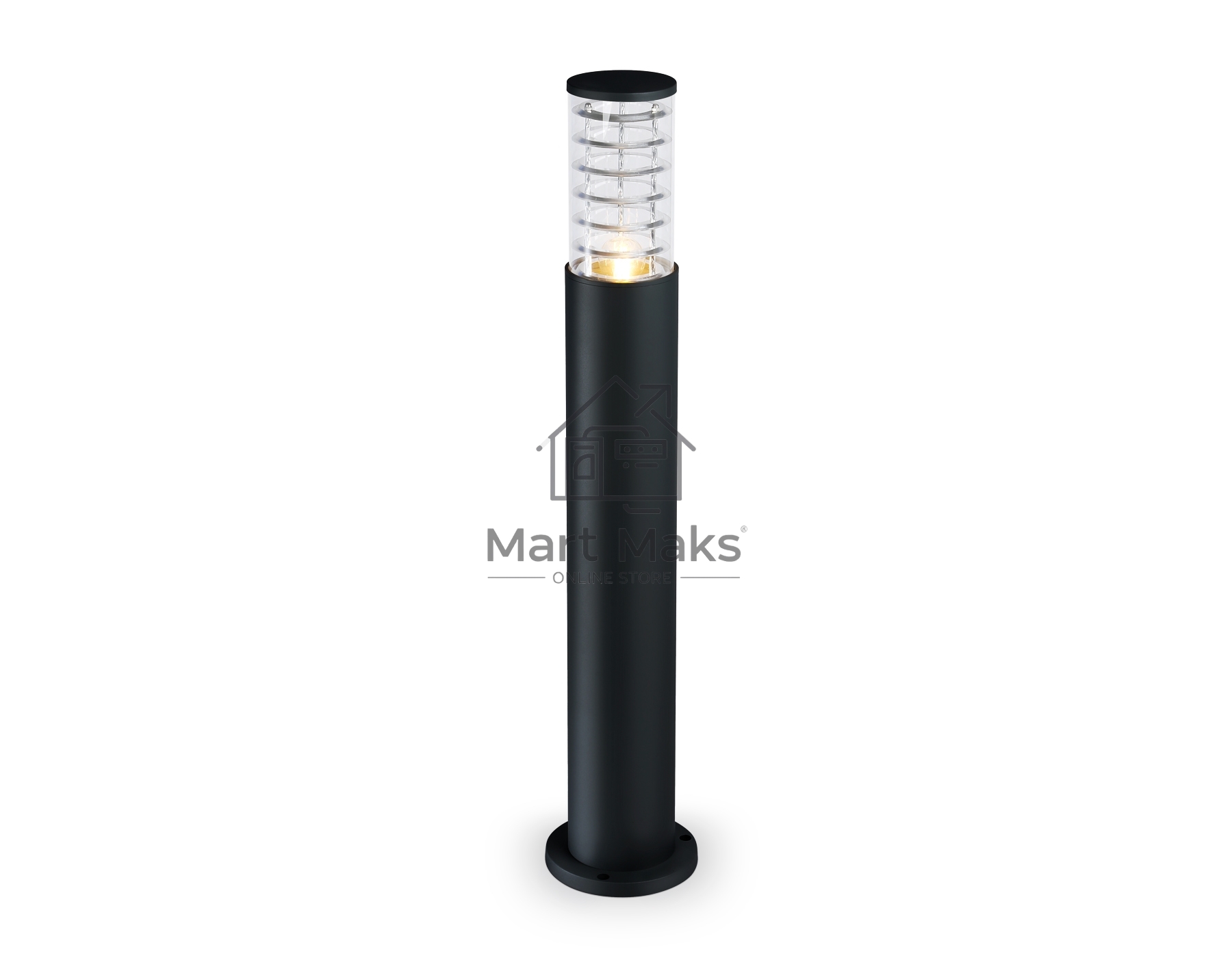 Светильник Ambrella light ST2536 BK/CL черный/прозрачный IP54 E27 max 40W D108*800
