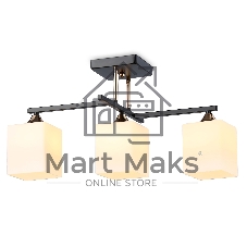 Светильник Ambrella light TR303114/3 BK/FGD/FR черный/золото/белый матовый E27/3 max 40W 490*260*290