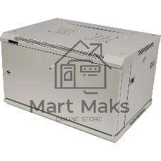 Шкаф коммутационный Lanmaster (TWT-CBWPM-27U-6X8-GY) настенный 27U 600x800мм пер.дв.металл задн.дв.спл.стал.лист 2 бок.пан. 60кг серый 56кг