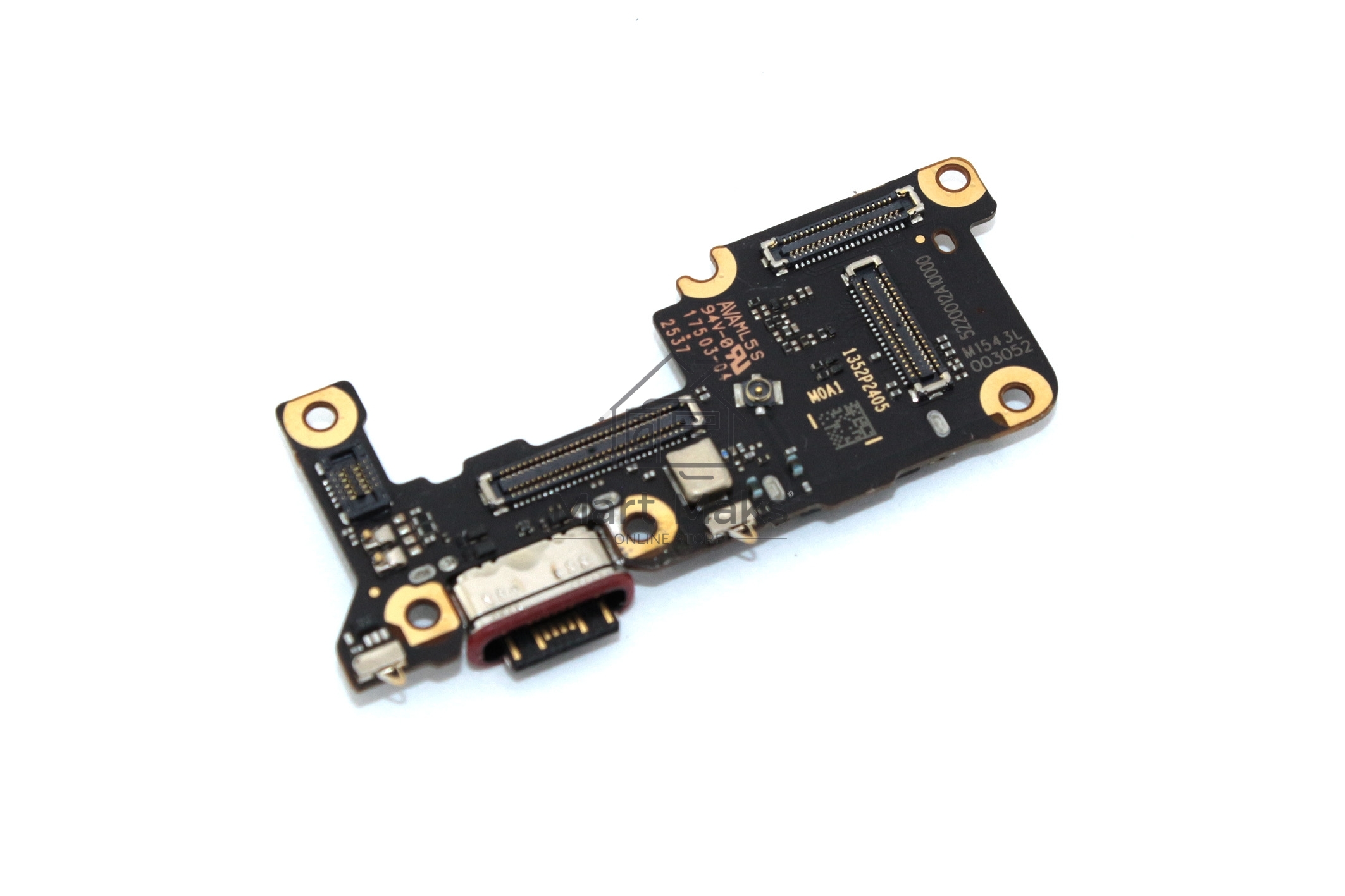 Нижняя плата (шлейф) с разъемом зарядки, Sim и микрофоном для Xiaomi 15T (25069PTEBG)