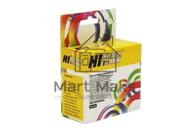 Расходные материалы Hi-Black C6656AE Картридж №56 для HP PCS 2100/DJ 5550/450/PS7150/7350/7550, BK, 450 стр.