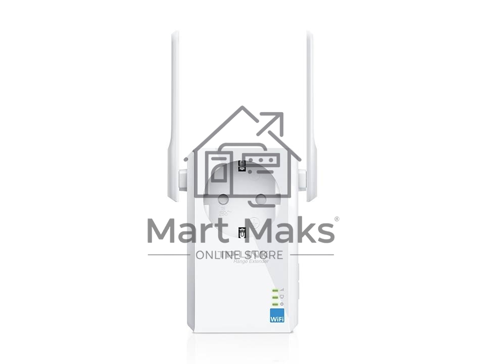 Сетевой адаптер TP-Link SOHO TL-WA860RE 300Mbps Wireless N Wall Plugged Range Extender with AC Passthrough, QCA(Atheros), 2T2R, 2.4GHz, 802.11b/g/n, 1 10/100Mbps LAN port, Range Extender button, Range Extender mode, suppo поставляется без кабеля RJ-45