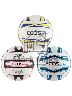 Ecos Мяч волейбольный (микс цветов в транспортной упаковке - по 8 штук каждого цвета, всего - 3 цвета) Ecos Мяч волейбольный (микс цветов в транспортной упаковке - по 8 штук каждого цвета, всего - 3 цвета)