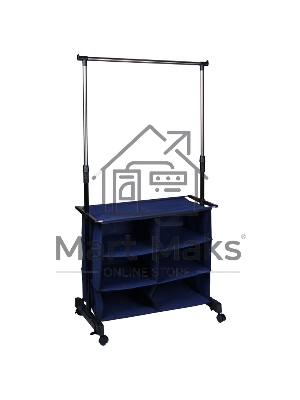 Вешалка напольная с полкой и органайзером (6 ячеек) Рыжий кот CR455, 80*42*95-170 см