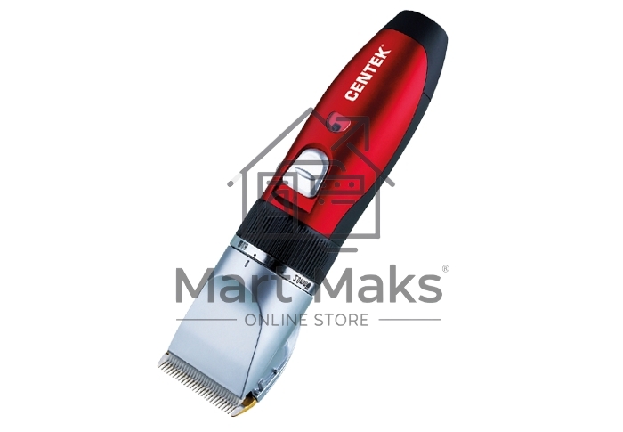 Машинка для стрижки Centek CT-2118 черный/красн