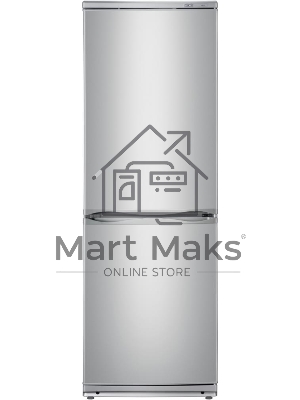 Холодильник Atlant XM-4012-080 серебристый двухкамерный 201/101л морозилка снизу