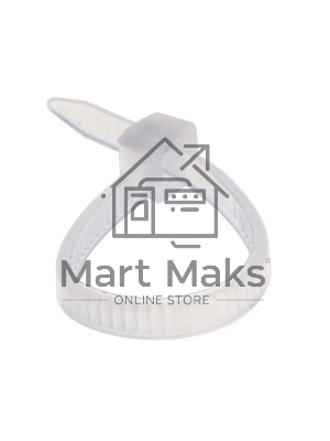 Хомут кабельный Rexant 07-0100 2.5х100 нейл. белый (уп.100 шт)