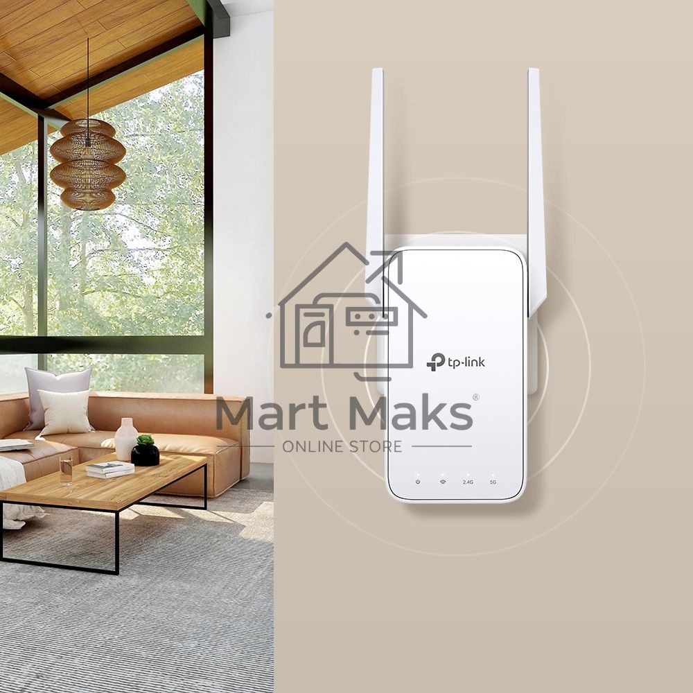 Усилитель TP-Link Wi-Fi сигнала AC1200 OneMesh Wi-Fi Range Extender/Signal Amplifier, dual-band Wi-Fi, two external antennas, 1 10/100Mbps port, 1 WPS button, supports RE/AP mode, Smart signal indicator, easy setup/management via Tether APP/Web UI.