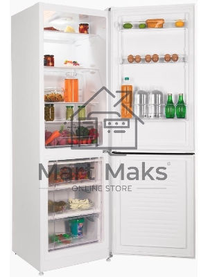 Холодильник Nordfrost NRB 132 W белый двухкамерный 205/100л морозилка снизу