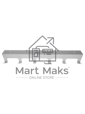 Вешалка Rexant навесная на дверь, 6 крючков, белый