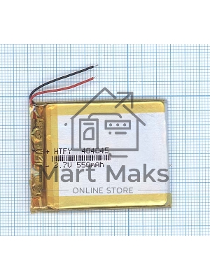 Аккумулятор Li-Pol (батарея) 4*40*45мм 2pin 3.7V/550mAh
