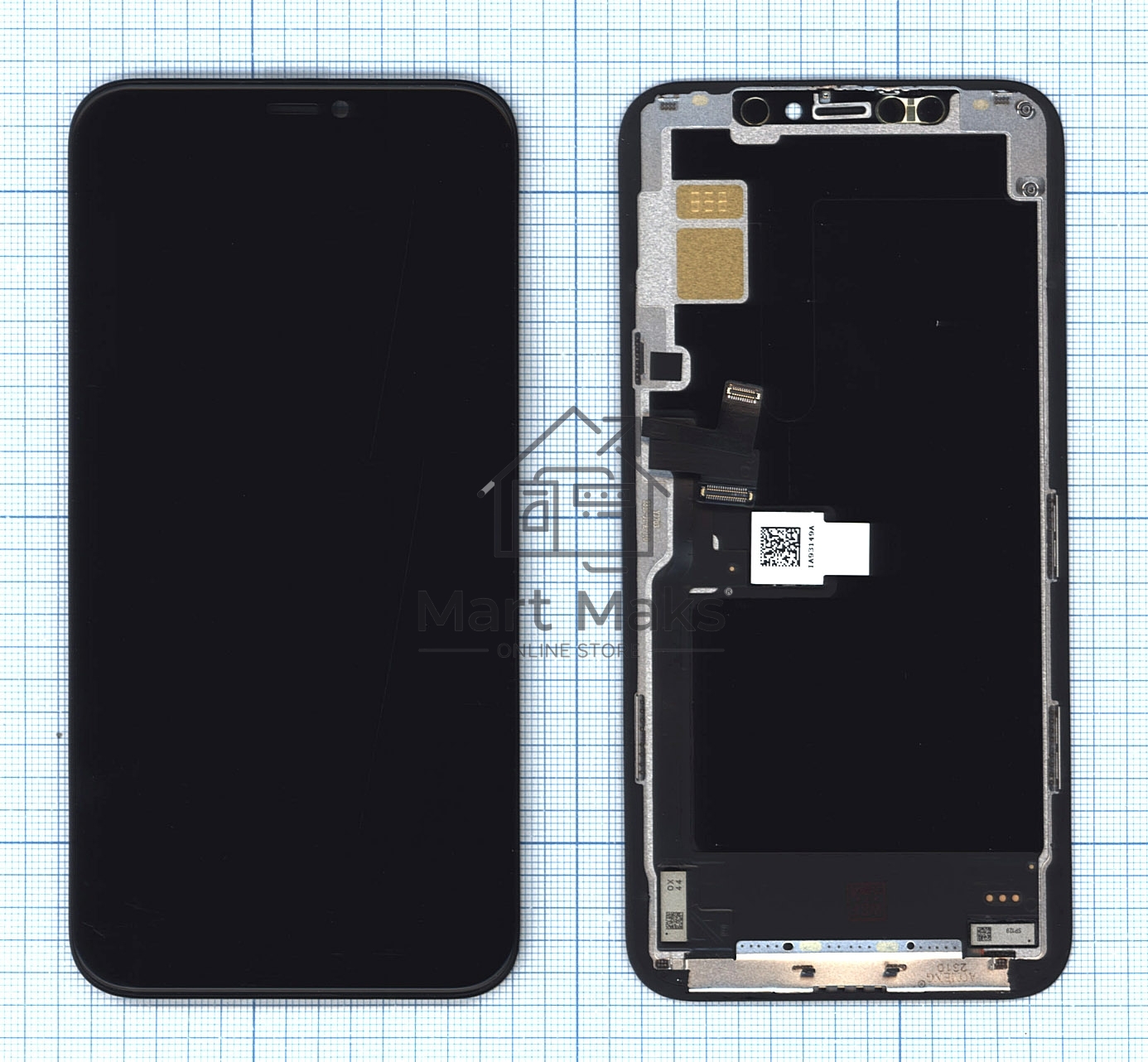 Дисплей Amperin для iPhone 11 Pro в сборе с тачскрином (Soft Oled), черный