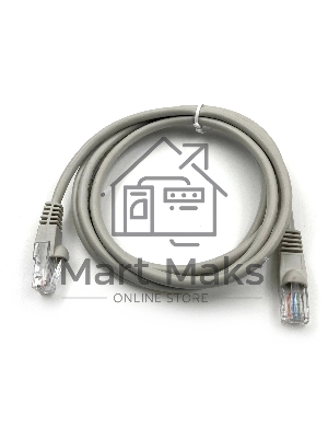 Патч-корд Buro LSZH UTP cat5E 1.5м серый RJ-45 (m)-RJ-45 (m) (UTP-5E-1.5M-G-LSZH)