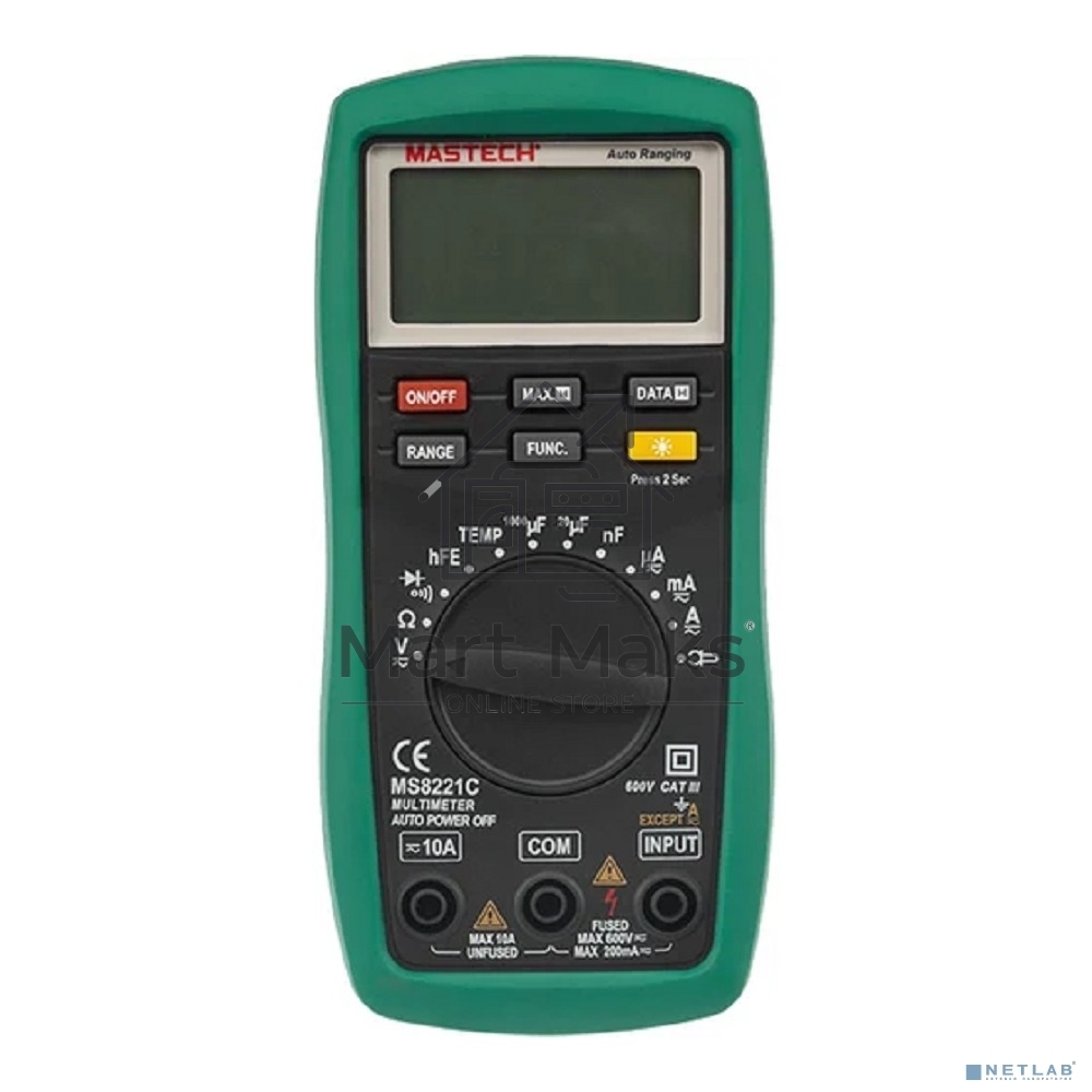 Универсальный мультиметр MASTECH MS8221С 13-2056
