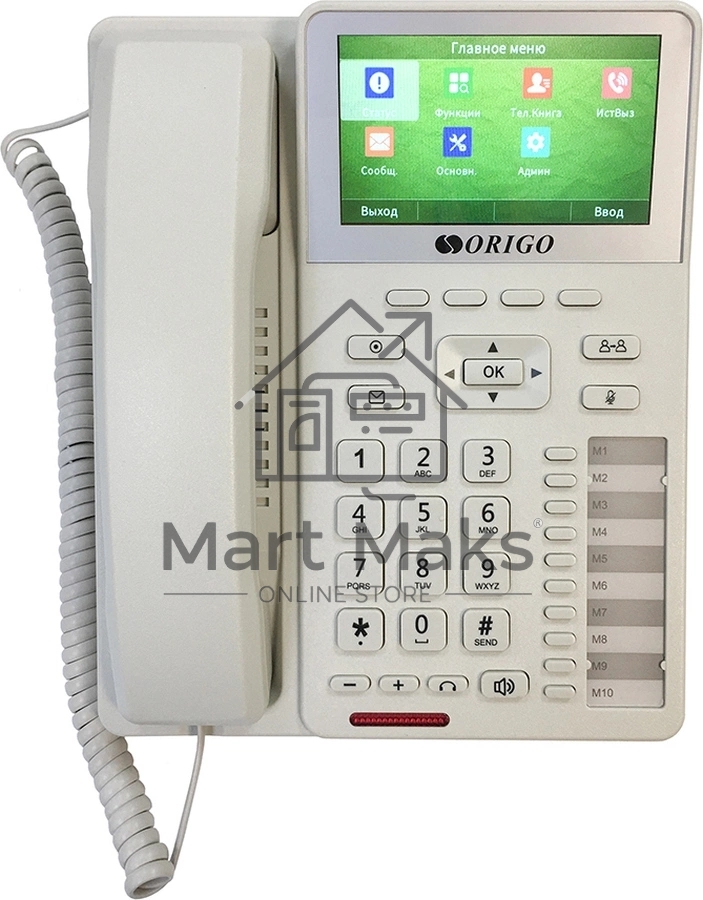 Телефон ORIGO IP-телефон с цветным дисплеем 4.3