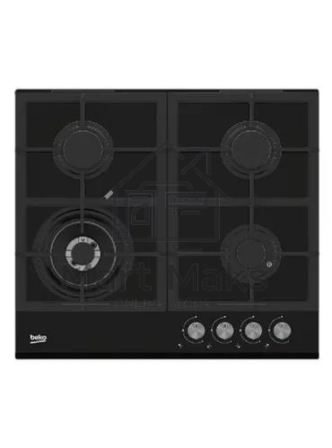 Встраиваемая газовая варочная поверхность Beko HILW 64235 S, черный