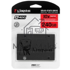 Накопитель SSD Kingston A400, 240Gb, SATA III, 2.5