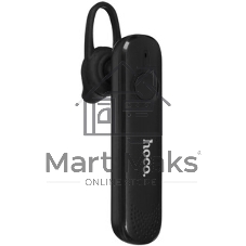 Моно-гарнитура Hoco E63 черный, внутриканальный (моно), Bluetooth, заушное крепление, до 10 ч