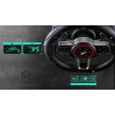 Игровой руль с педалями FLASHFIRE ES900R (Совместим с Nintendo Switch, PS3, PS4, Xbox One, Xbox XSX/XSS, ПК; USB подключение)