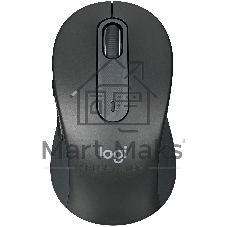 Мышь беспроводная Logitech Signature M650 графитовый, 4000 dpi, радиоканал, Bluetooth, USB, кнопки - 5
