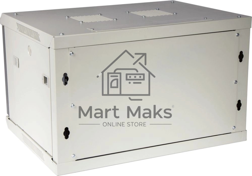 Шкаф коммутационный Lanmaster (TWT-CBWPM-27U-6X8-GY) настенный 27U 600x800мм пер.дв.металл задн.дв.спл.стал.лист 2 бок.пан. 60кг серый 56кг