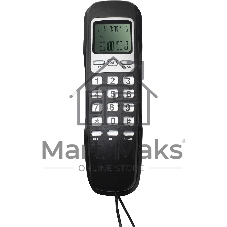 Телефон проводной Ritmix RT-010 черный