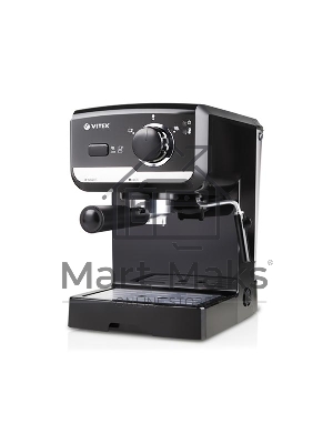 Кофеварка рожковая Vitek VT-1502 черный, исп. кофе - молотый, 1.5 л, 1050 Вт, 15 Бар.