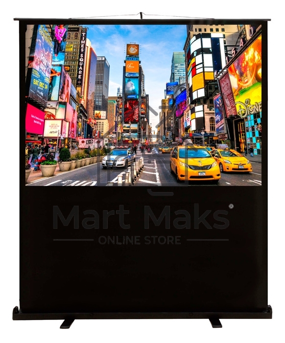 Экран Cactus 113x200см FloorCompactExpert CS-PSFLCE-200X113 16:9 напольный рулонный