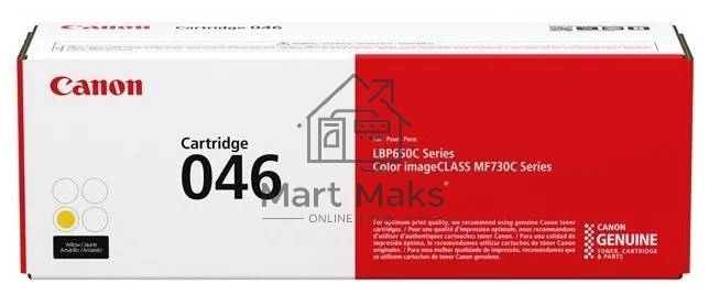 Картридж лазерный Canon 046Y желтый для i-SENSYS MF732/734/735, LBP653/654 2300 страниц
